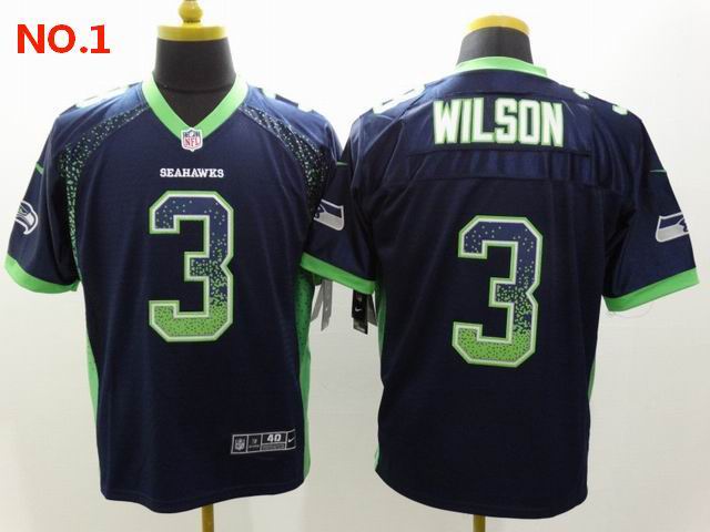Men's Seattle Seahawks #3 Russell Wilson Jerseys-4